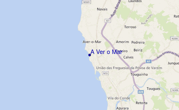 A Ver o Mar location map