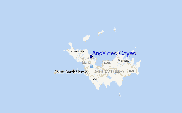 Anse des Cayes location map