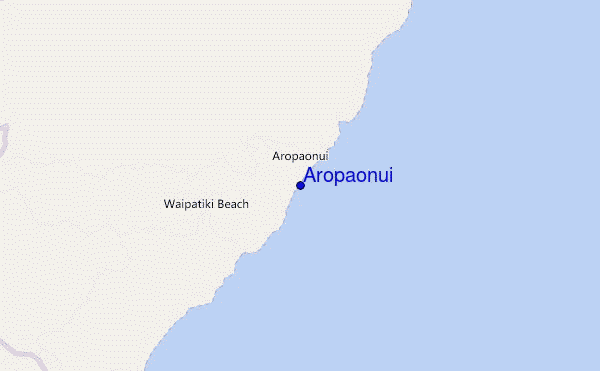 Aropaonui location map