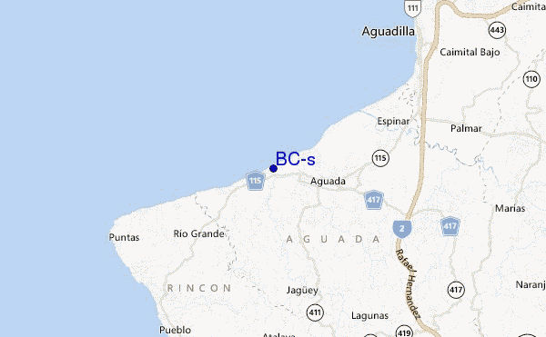 BC's location map