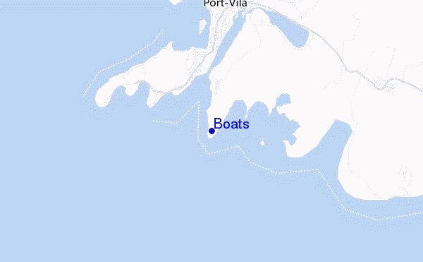 Boats location map