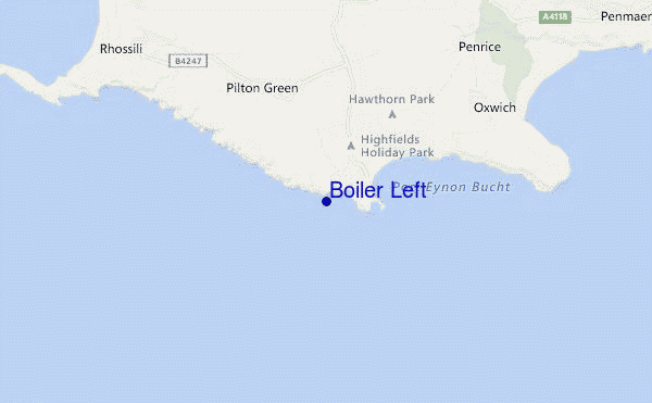 Boiler Left location map