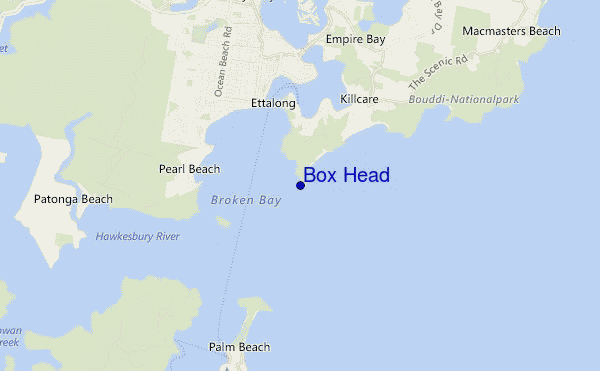 Box Head location map