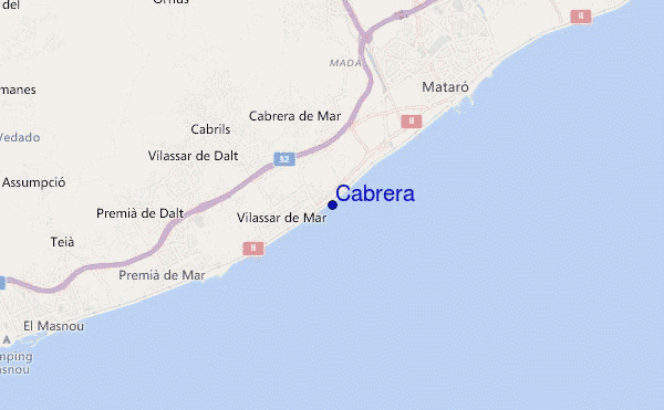 Cabrera location map