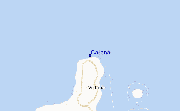 Carana location map