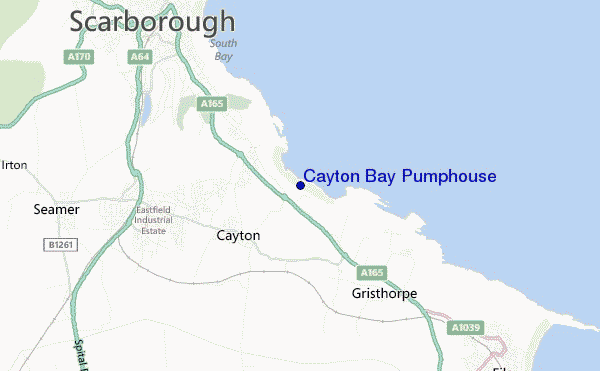 Cayton Bay Pumphouse location map