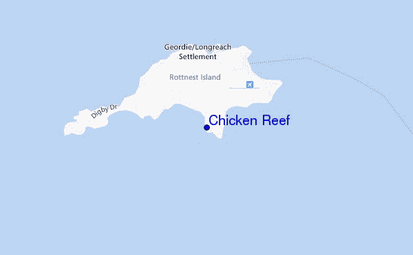 Chicken Reef location map