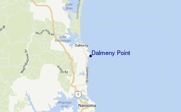Dalmeny Point location map