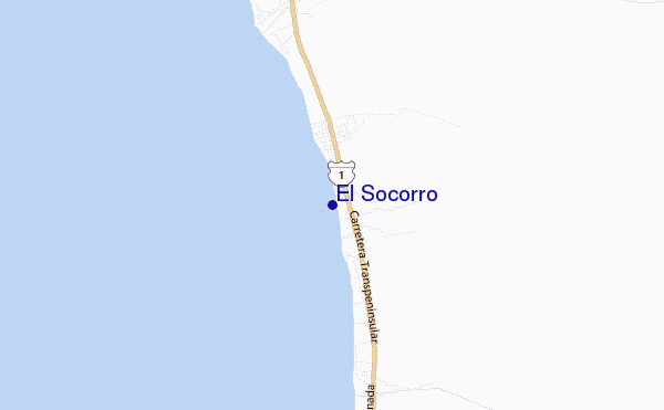 El Socorro location map
