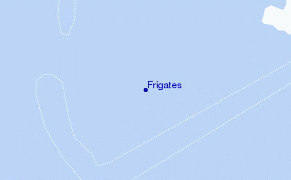 Frigates location map
