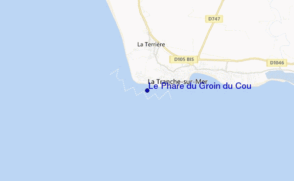 Le Phare du Groin du Cou location map