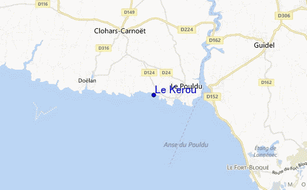 Le Kerou location map