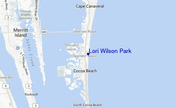 Lori Wilson Park location map