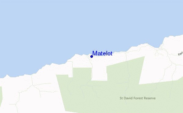 Matelot location map