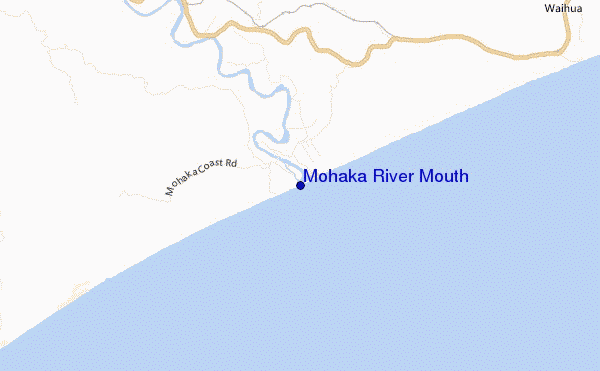 Mohaka River Mouth location map