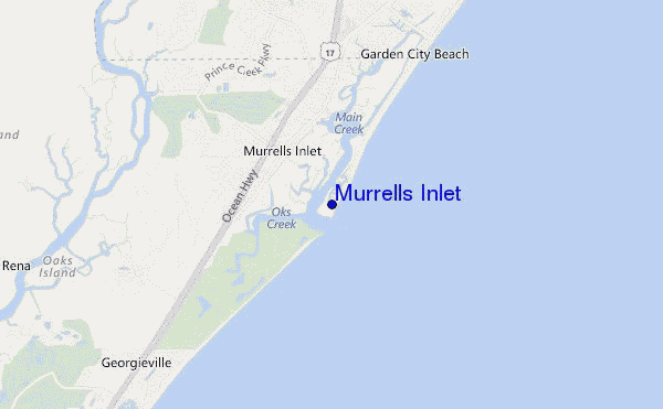 Murrells Inlet location map