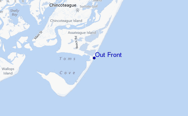 Out Front location map