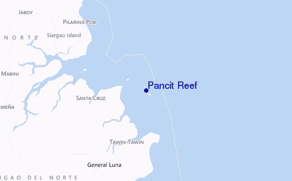 Pancit Reef location map