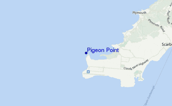 Pigeon Point location map