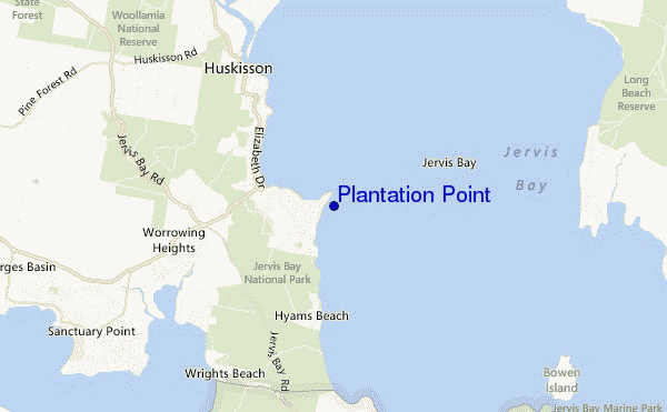 Plantation Point location map