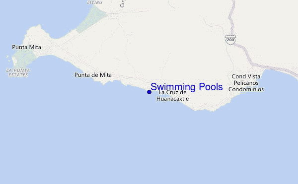 Swimming Pools location map