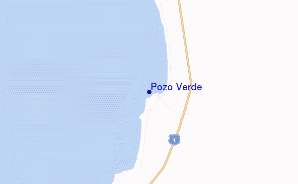 Pozo Verde location map