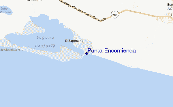 Punta Encomienda location map