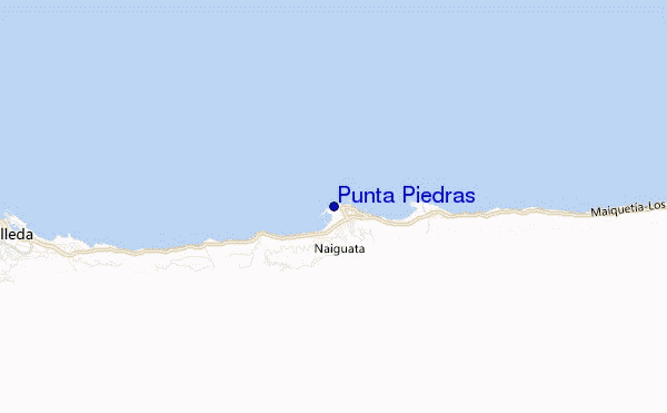 Punta Piedras location map