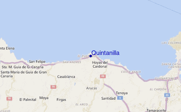 Quintanilla location map