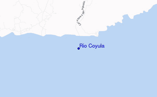 Rio Coyula location map