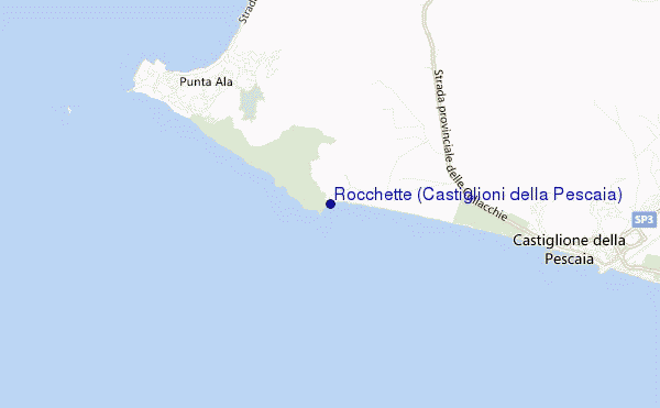 Rocchette (Castiglioni della Pescaia) location map