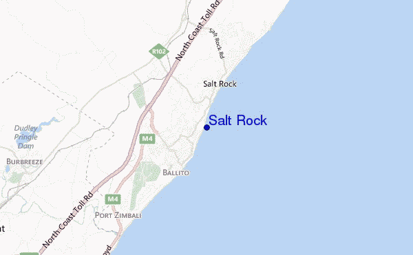 Salt Rock location map