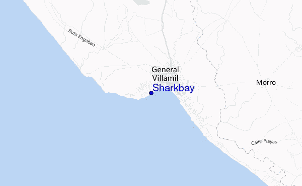 Sharkbay location map