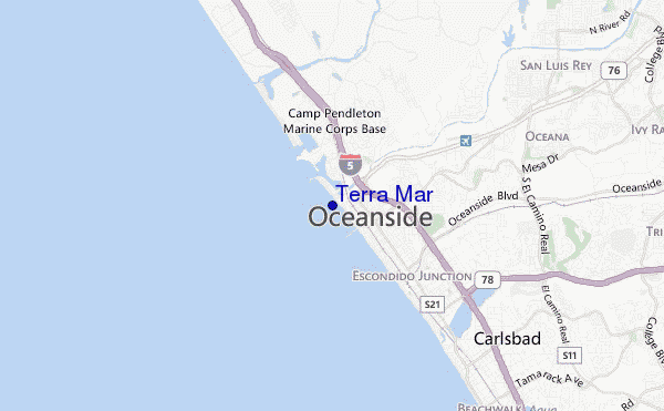 Terra Mar location map