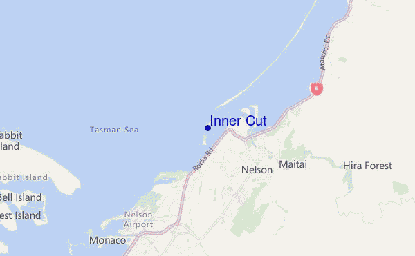 Inner Cut location map