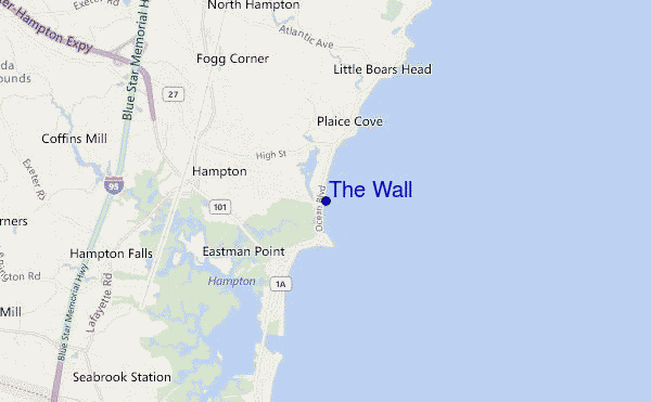 The Wall location map
