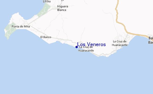 Los Veneros location map