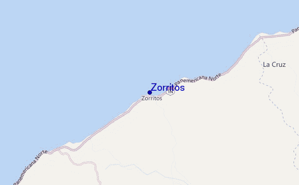 Zorritos location map