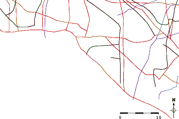Carreteras y ríos cerca de Anderson Street