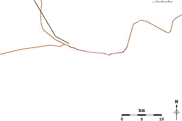 Carreteras y ríos cerca de Atlantic Beach