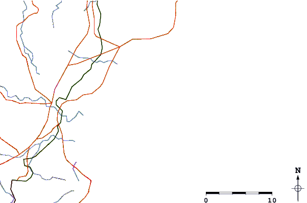 Carreteras y ríos cerca de Backdoor 4