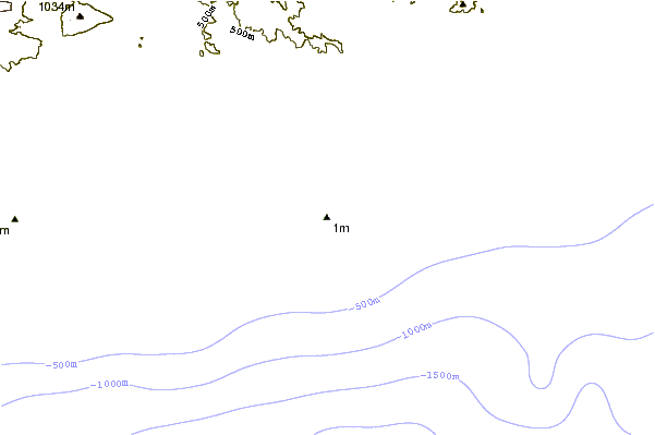 Costa alrededor de Bahia Santa Cruz