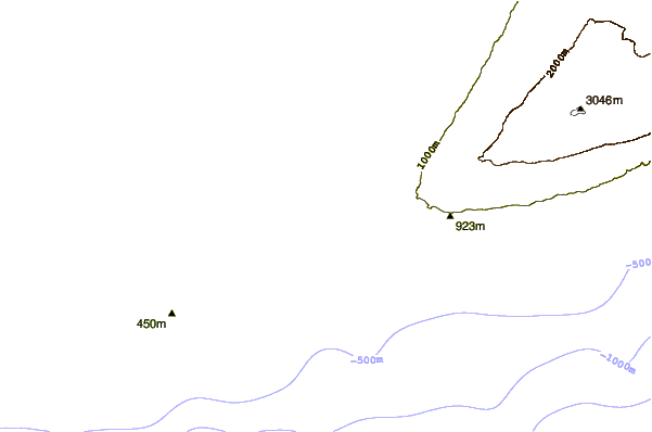 Costa alrededor de Big Beach