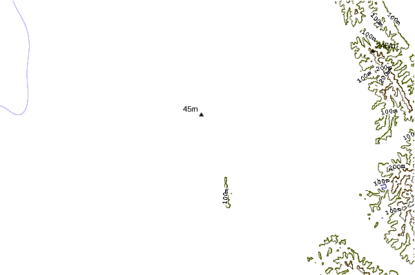 Costa alrededor de Bishtpala Outer Reef