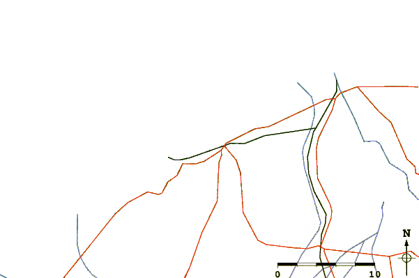 Carreteras y ríos cerca de Bog Works