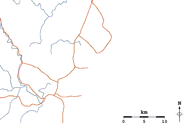 Carreteras y ríos cerca de North Broulee