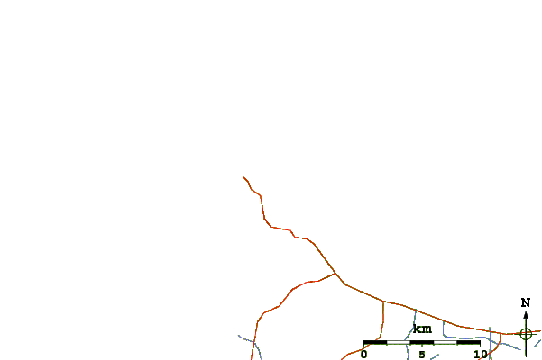Carreteras y ríos cerca de Boneyards