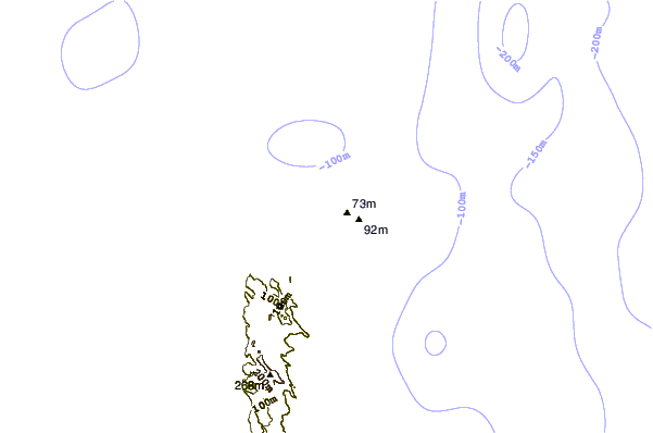 Costa alrededor de Moreton Island - Cape Moreton