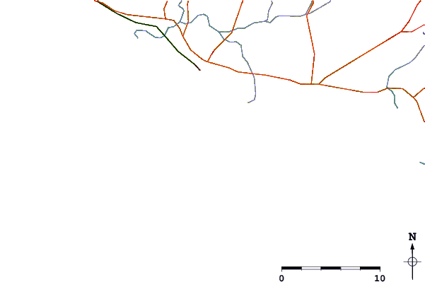 Carreteras y ríos cerca de Cape Paterson