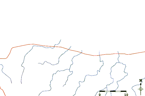 Carreteras y ríos cerca de Casa Grande